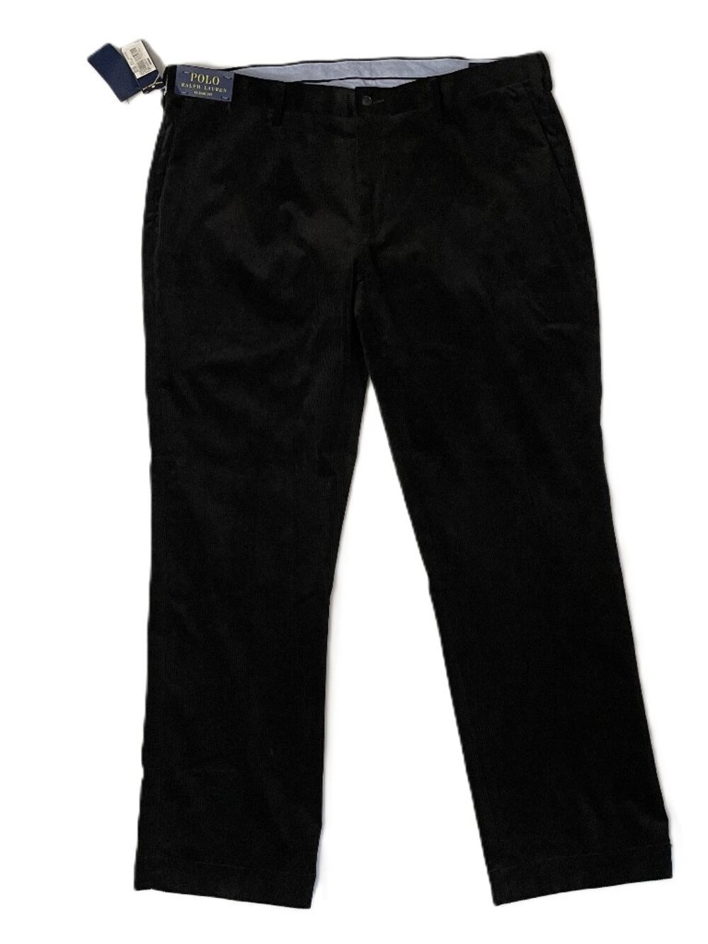 Polo Ralph Lauren Corduroy Pants 40x32 Black Classic Fit NWT Cotton Stretch